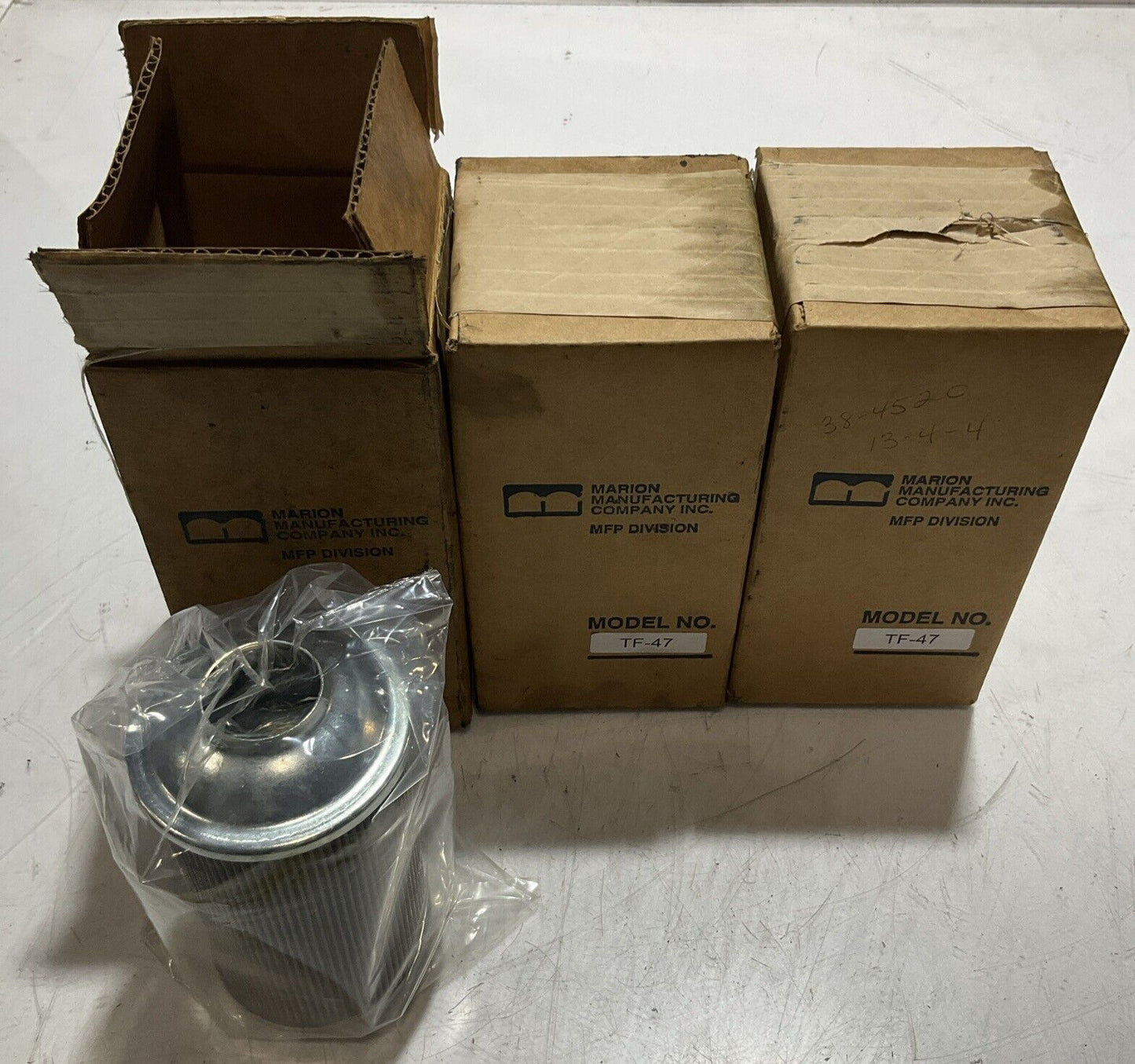 MARION MANUFACTURING  COMPANY  INC  TF-47  MFP DIVISION FILTER  LOT OF 3