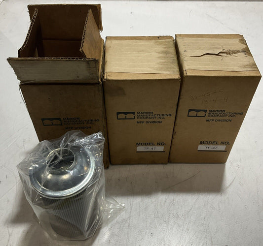 MARION MANUFACTURING  COMPANY  INC  TF-47  MFP DIVISION FILTER  LOT OF 3