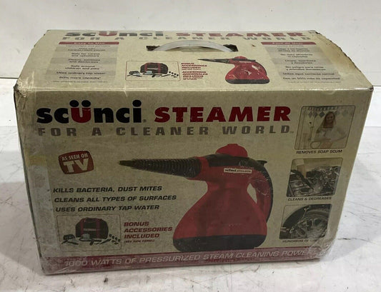 SCUNCI STEAMER   52000SS-1000  HAND HELD  STREAM VACUUM  CLEANER