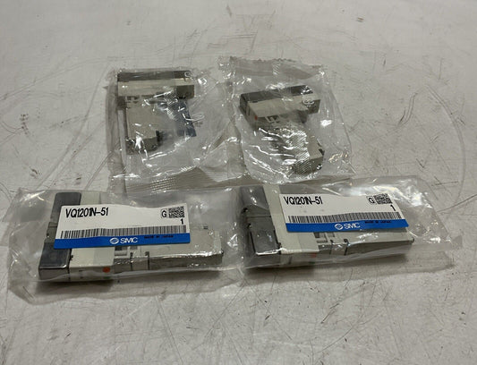 SMC  VQ1201N-51  PNEUMATIC MANIFOLD VALVE RUBBER SEAL LOT OF 4  U3S