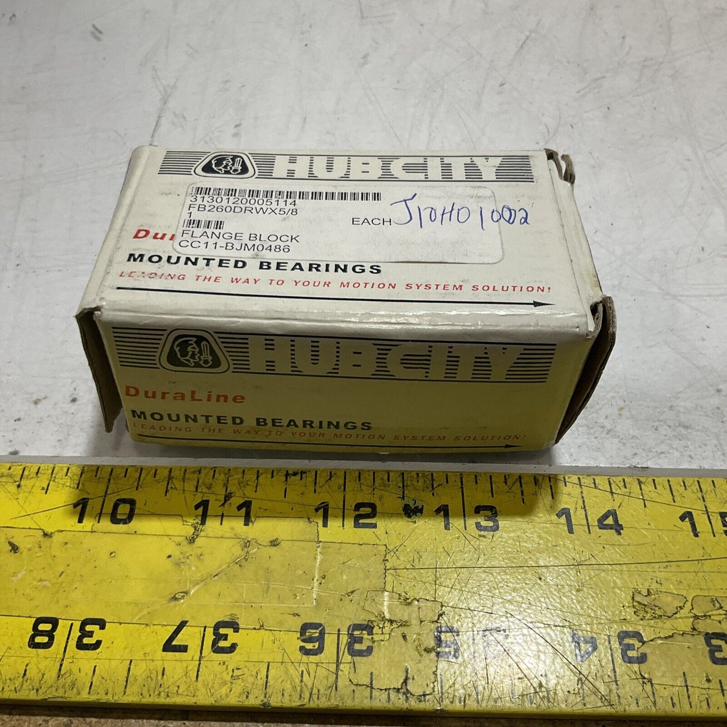 HUB  CITY  FB260DRWX5/8  MOUNTED  FLANGE BLOCK  U3S