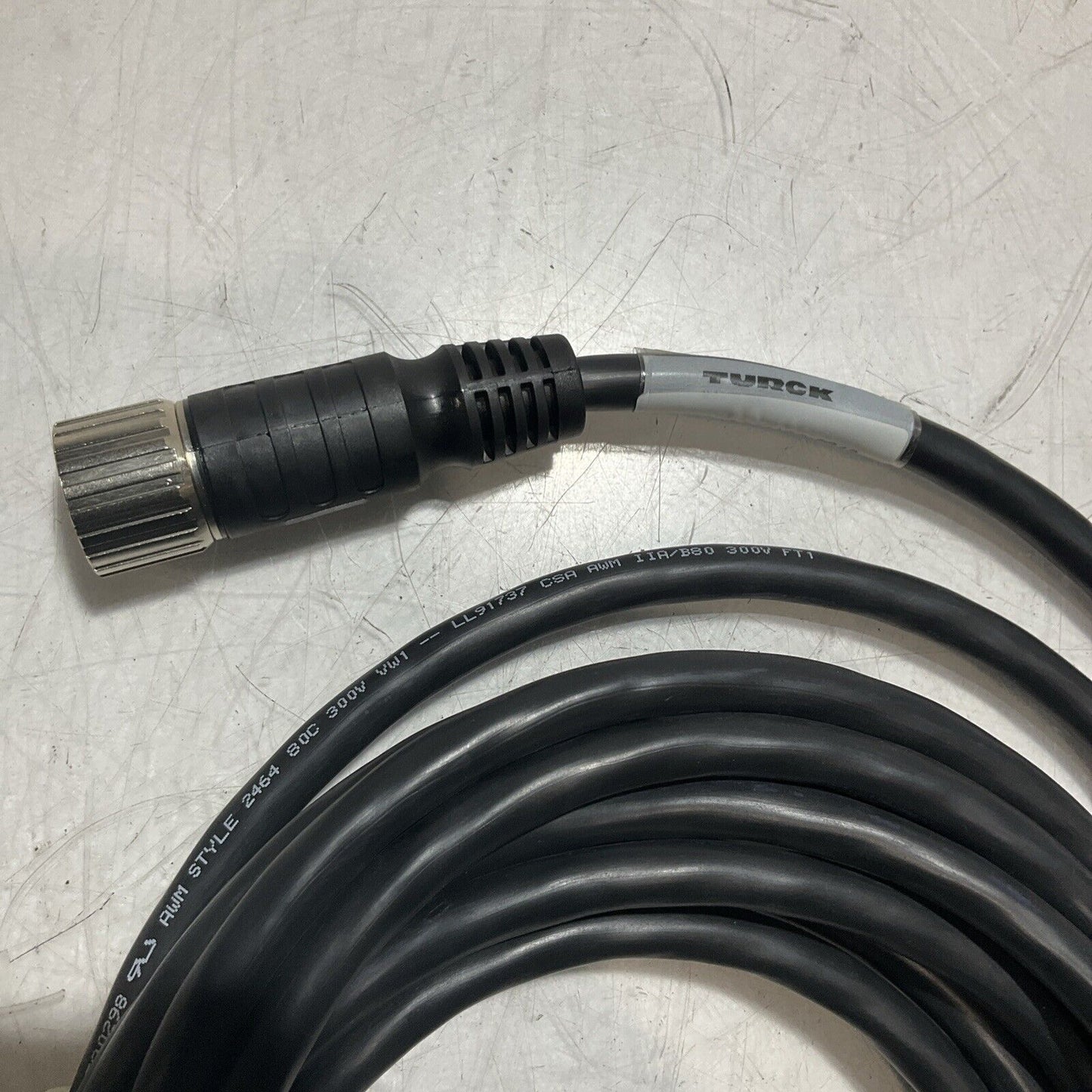 TURCK   E90298  CONNECTOR  CORD  CABLE  ASSEMBLY  STYLE  U3S