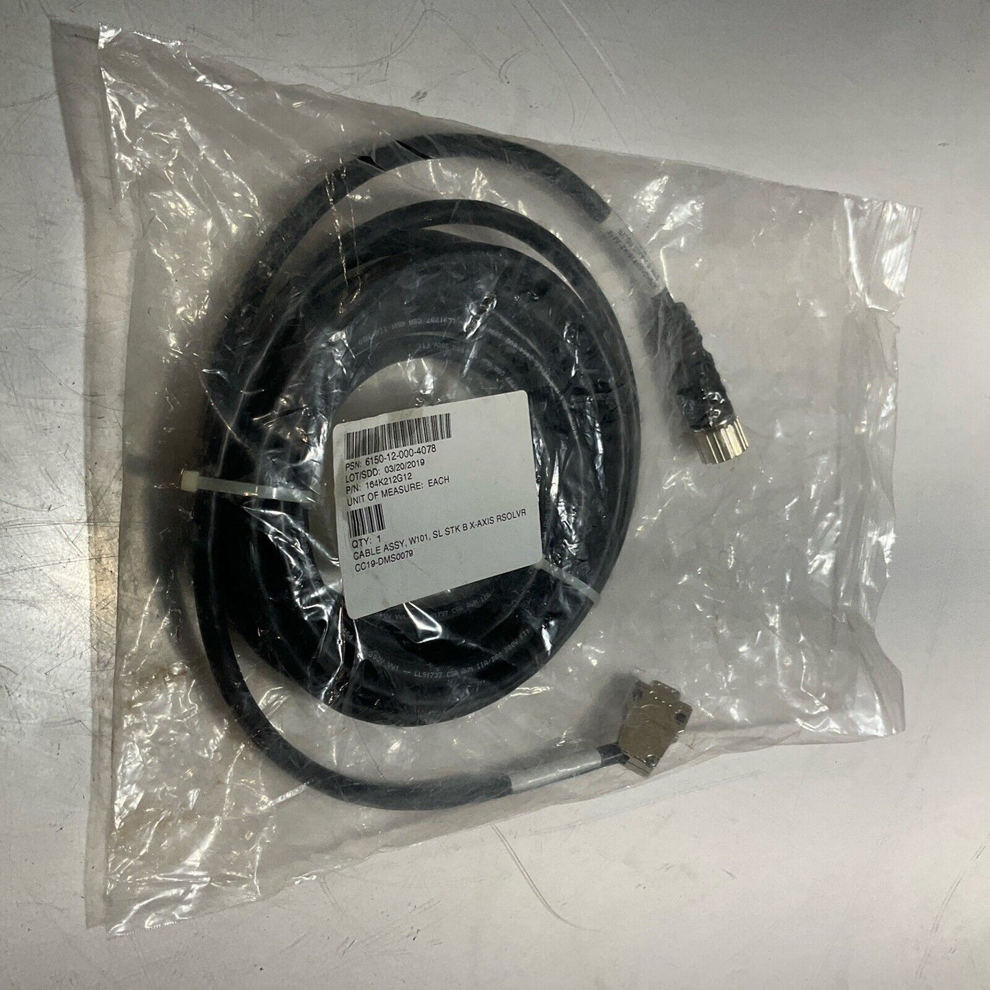 TURCK   E90298  CONNECTOR  CORD  CABLE  ASSEMBLY  STYLE  U3S