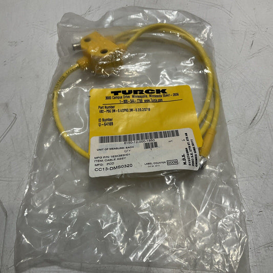 TURCK  VB2-PSG3M-0.4/2PKG3M-0.2/0.2/S719  CABLE ASSEMBLY  U3S