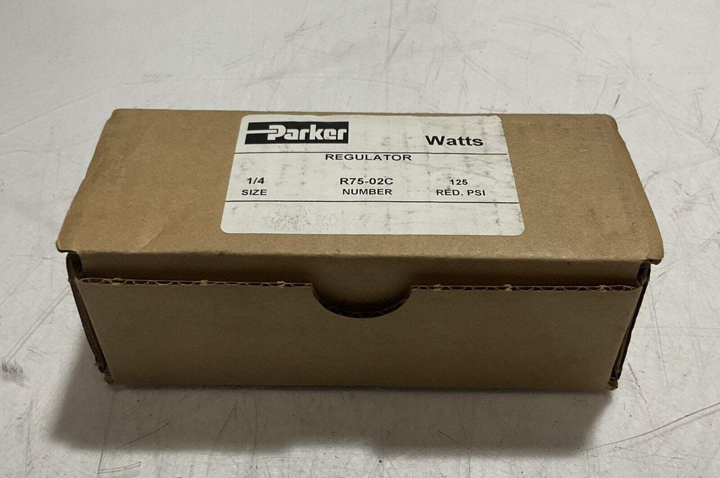 PARKER  R75-02C  WATTS  VALVE  REGULATOR  U3S