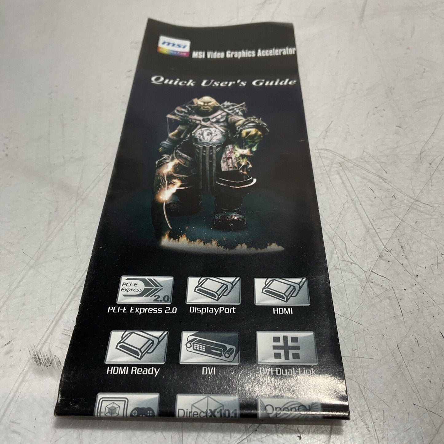 MSI  N8400GS-TD256 VIDEO OUTPUT  BOARD  U3S