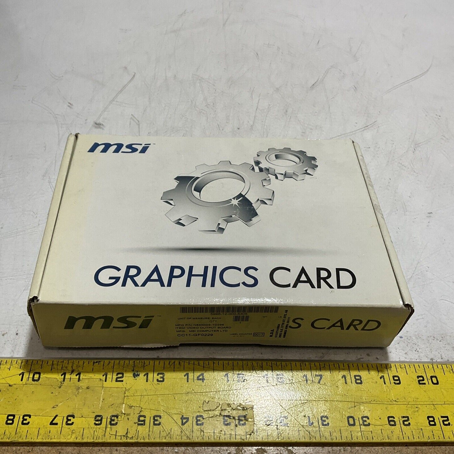 MSI  N8400GS-TD256 VIDEO OUTPUT  BOARD  U3S