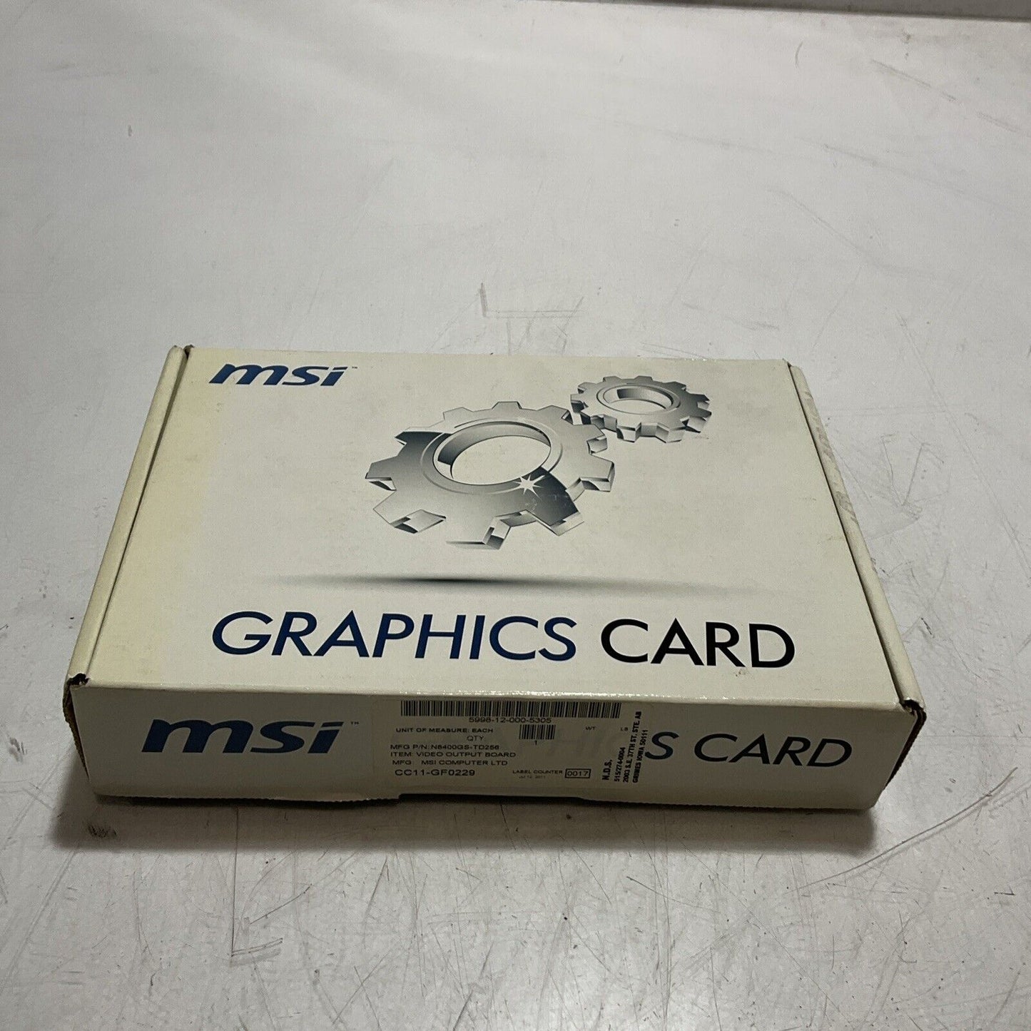 MSI  N8400GS-TD256 VIDEO OUTPUT  BOARD  U3S