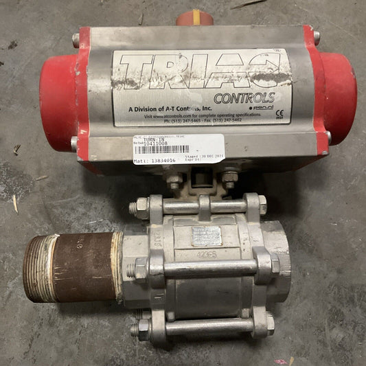 TRIAC SPRING RETURN ACTUATORS W/ 2" VALVE MODEL 88TX2002R4SXX 476