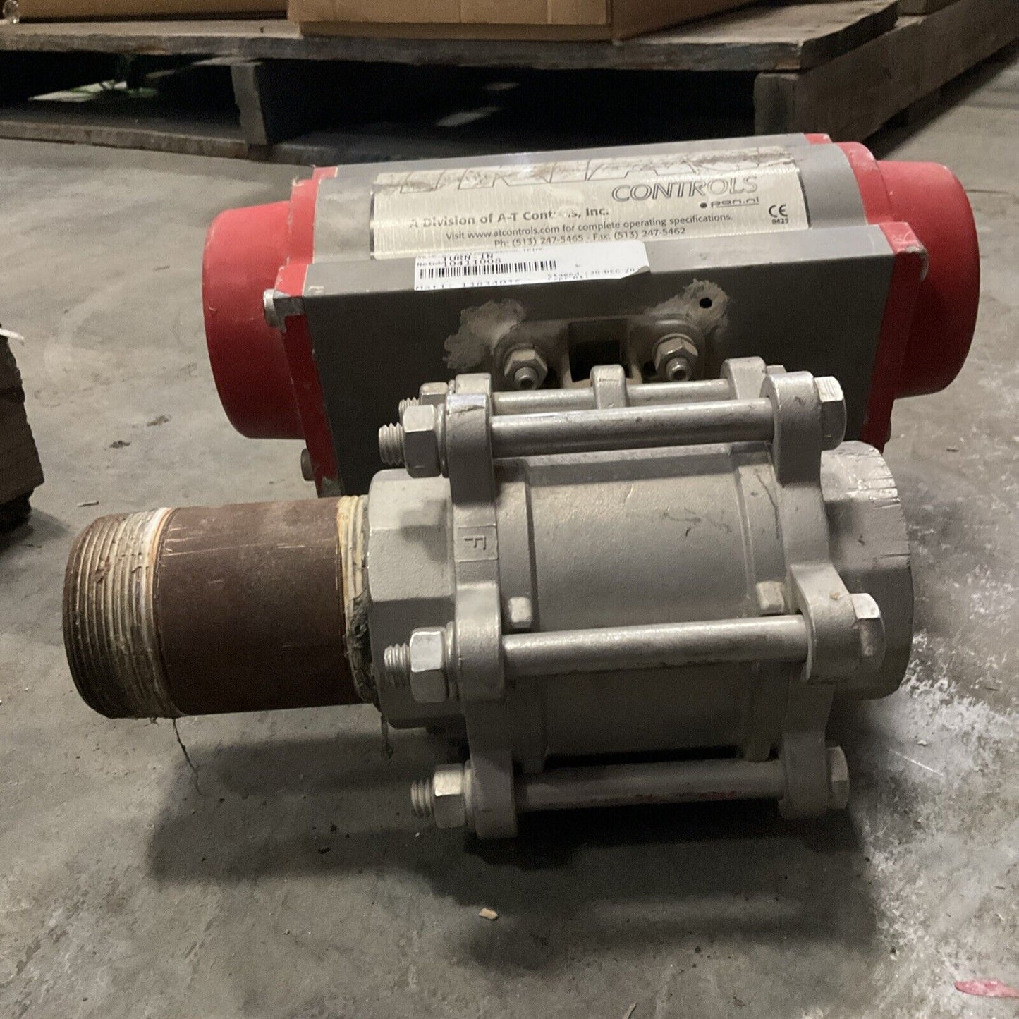 TRIAC SPRING RETURN ACTUATORS W/ 2" VALVE MODEL 88TX2002R4SXX 476