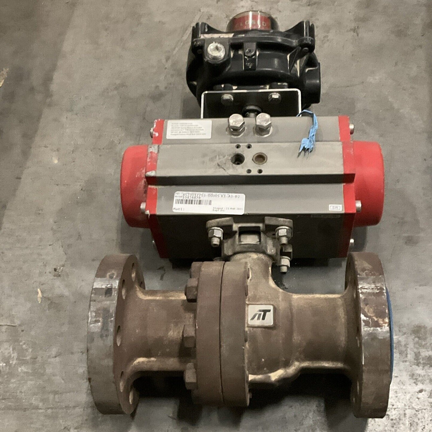 TRIAC SPRING RETURN ACTUATOR FD9C62002R5SXX W/ EX10A2SBKN LIMIT SWITCH 476