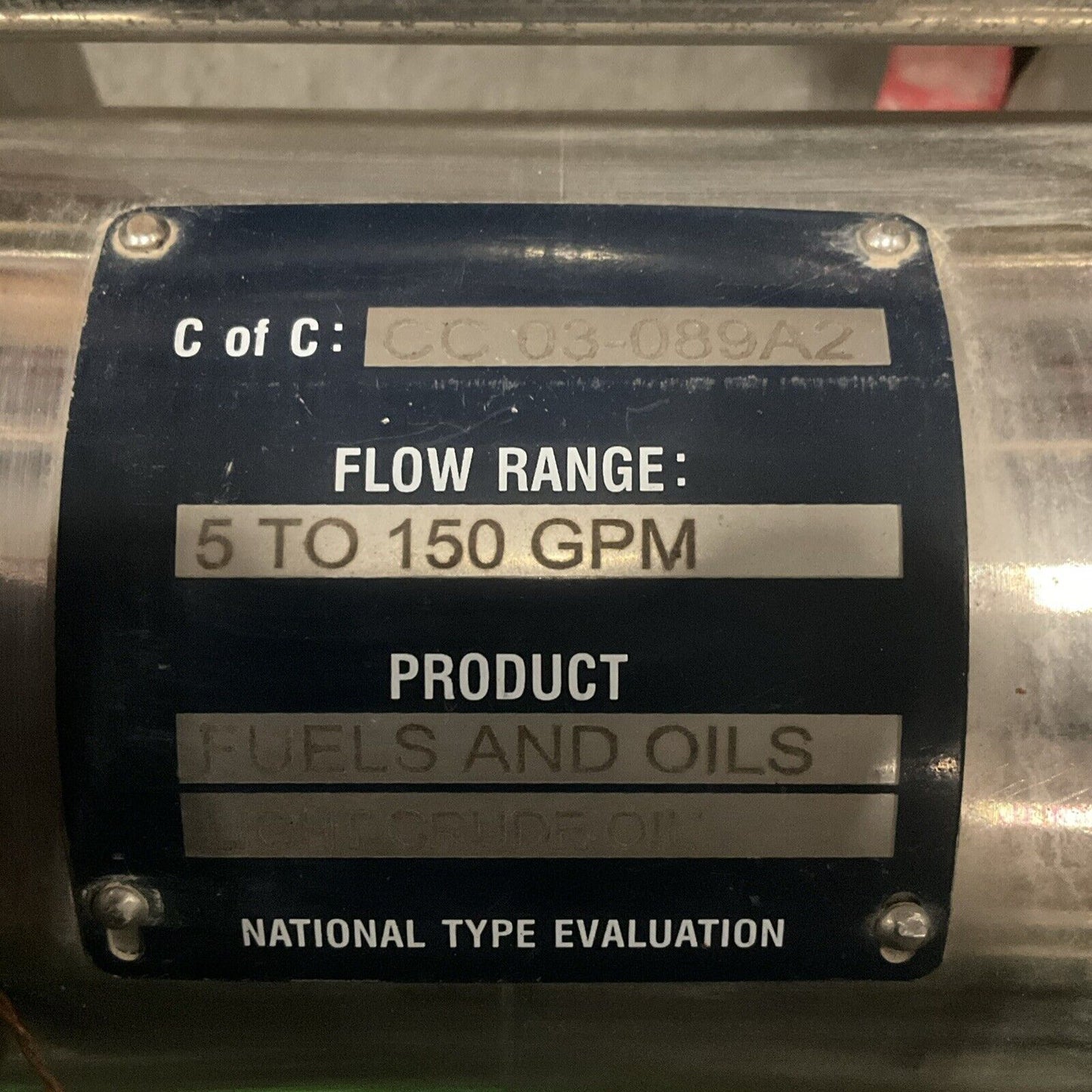 BRODIE BIROTOR SB251AFCAACABB1A PLUS FLOW METER 1.9 MPA 275 PSI -15 TO 167 F 476