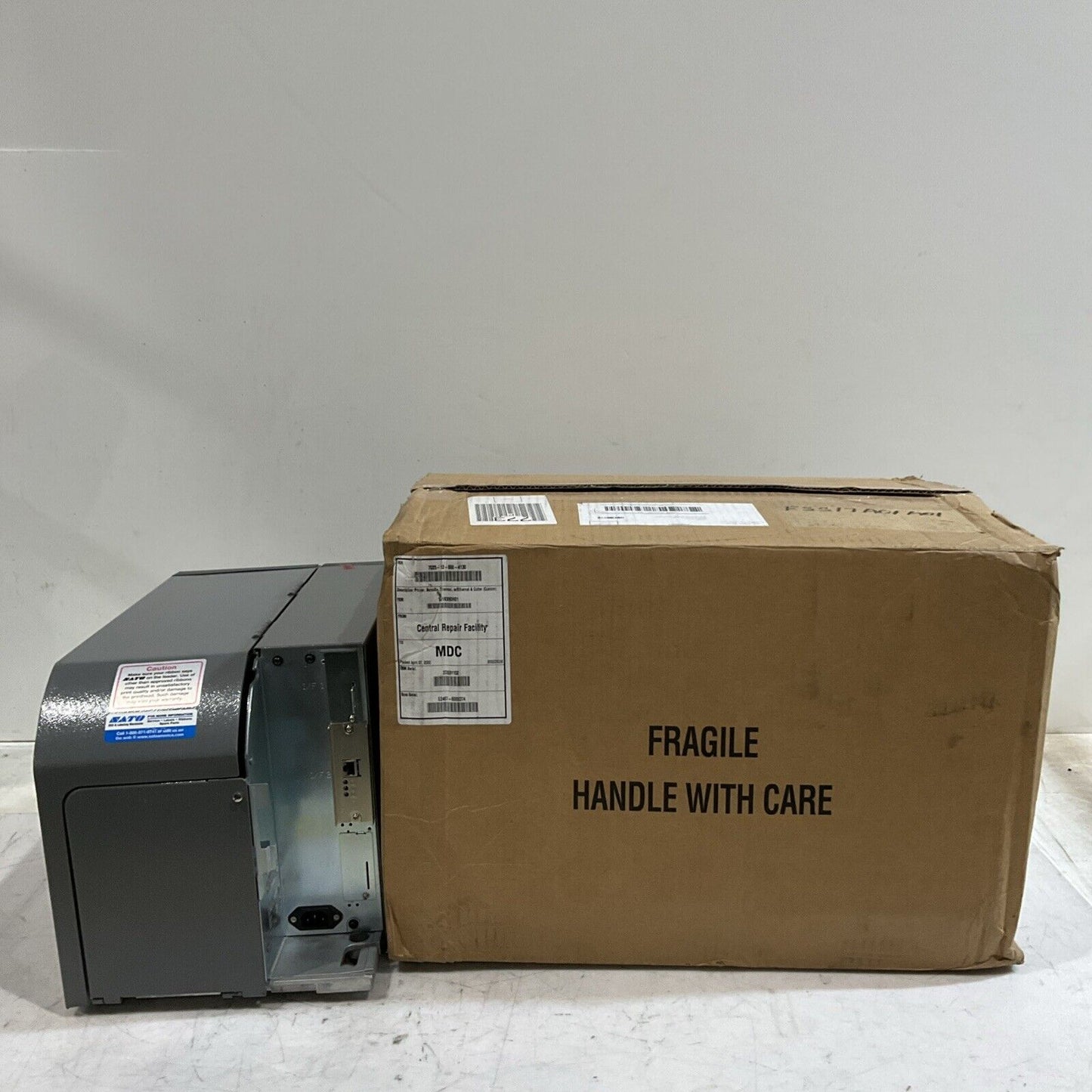 SATO GT408E INDUSTRIAL THERMAL BARCODE PRINTER U3S