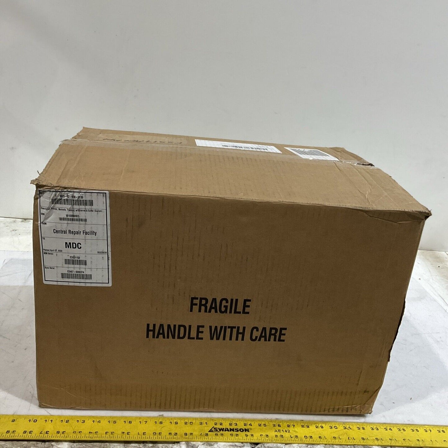 SATO GT408E INDUSTRIAL THERMAL BARCODE PRINTER U3S