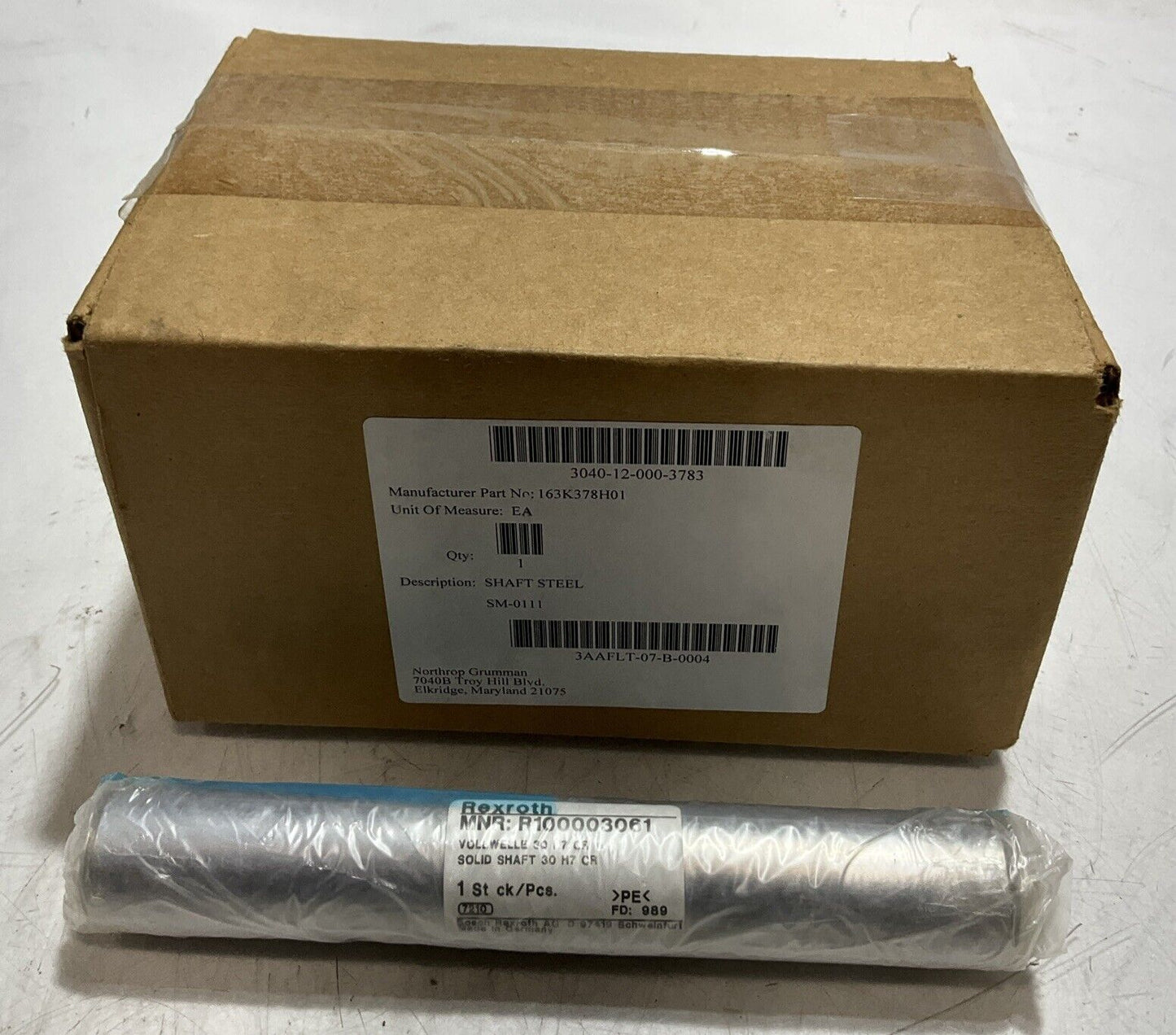 REXROTH  R100003061  SOLID SHAFT STEEL   U3S