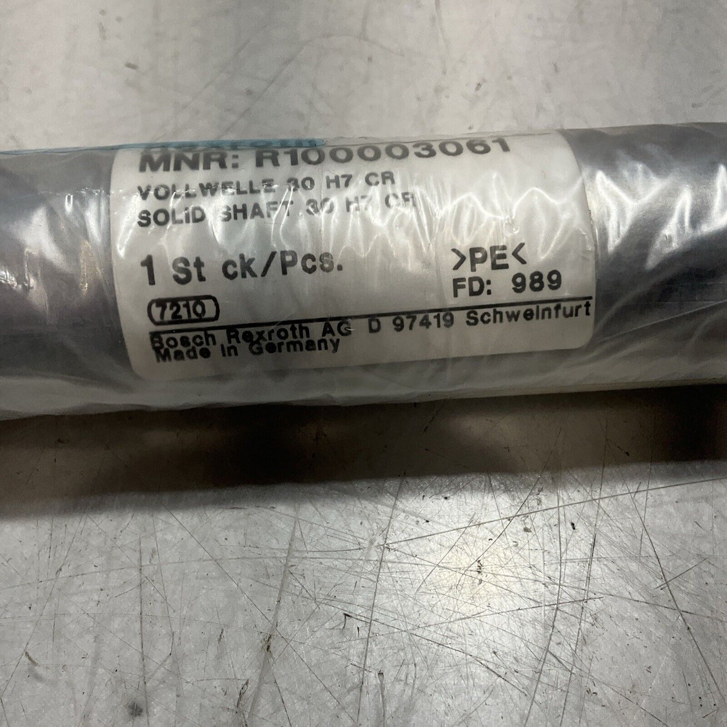 REXROTH  R100003061  SOLID SHAFT STEEL   U3S