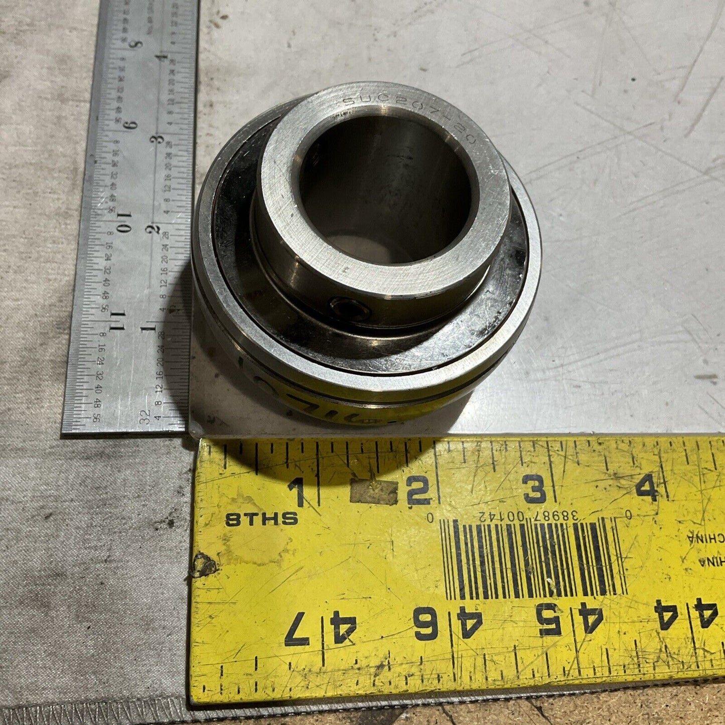 IPTCI  SUC207-20  STAINLESS  STEEL INSERT BALL BEARINGS  RM6