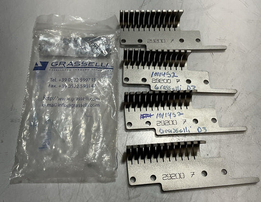 GRASSELLI  29200-7   LEFT  BLADE  GUIDE HANGER  LOT OF  4 RM6