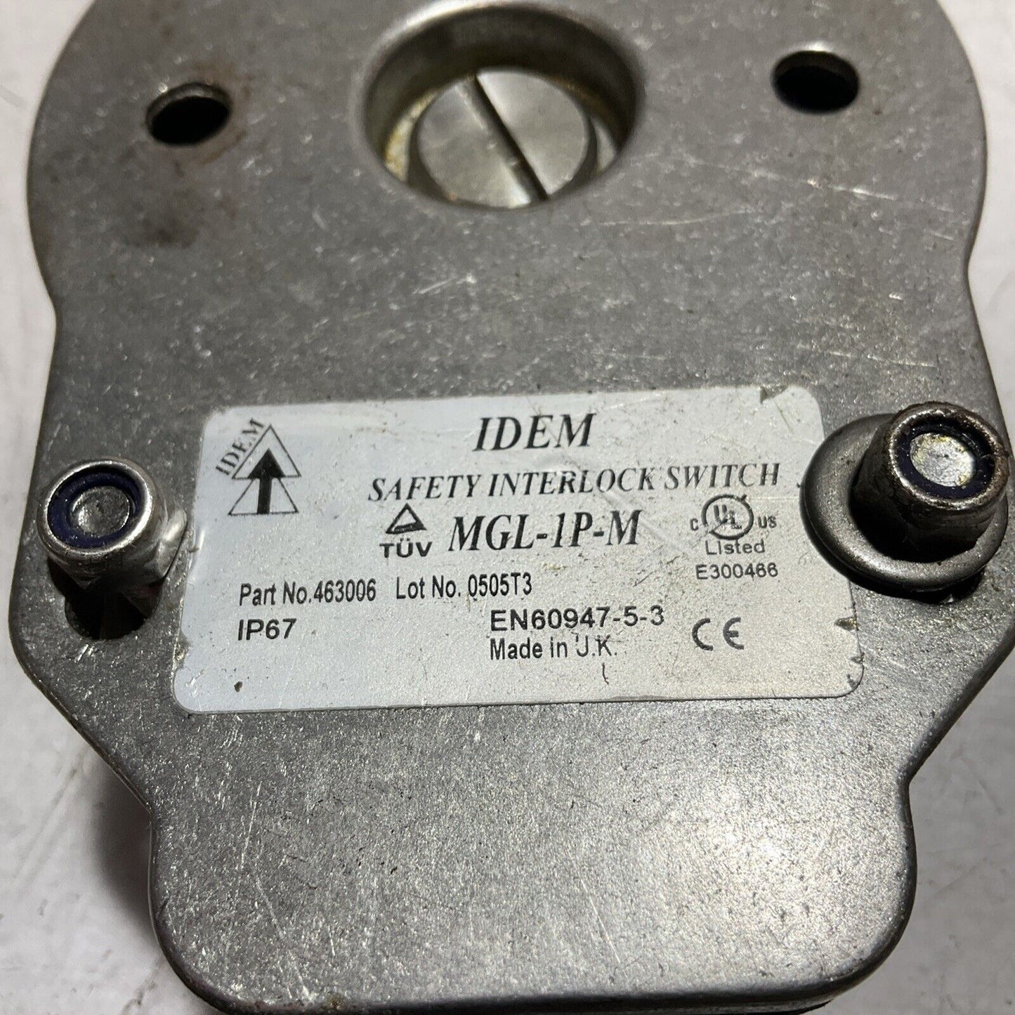 IDEM MGL-1P-M 463006  SAFETY SWITCHES  RM6