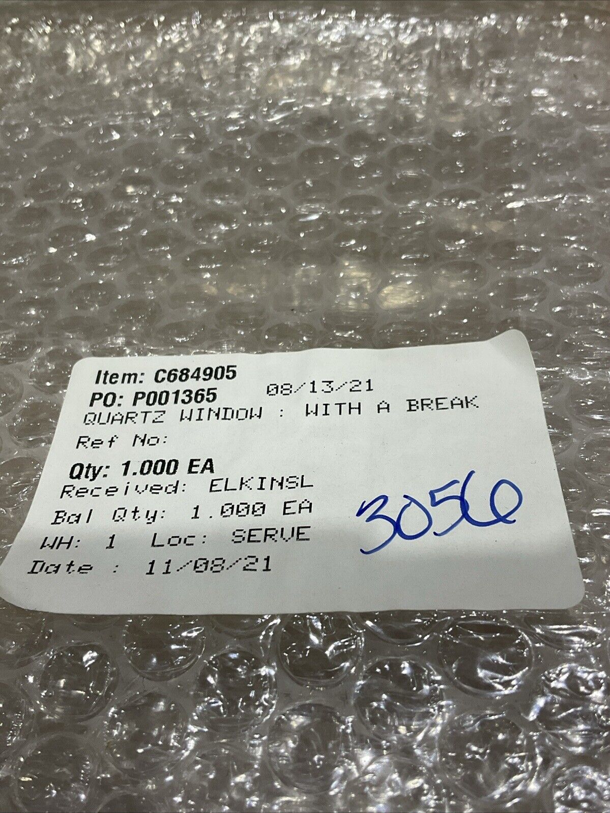 HERAEUS C684905 UV LENS GLASS QUARTZ FILTER 890 X 398 x 4 C2H