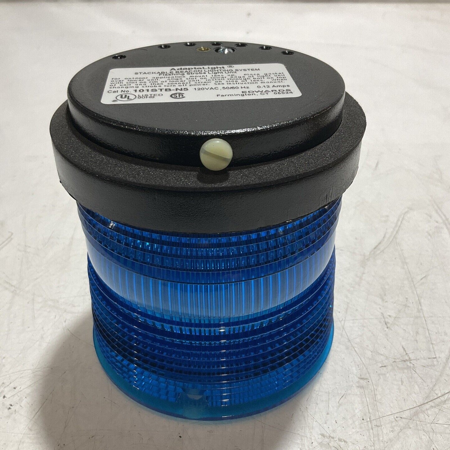 EDWARDS  101STB-N5 BLUE ADAPTER LIGHT  FLASHINGS STROBE C2H