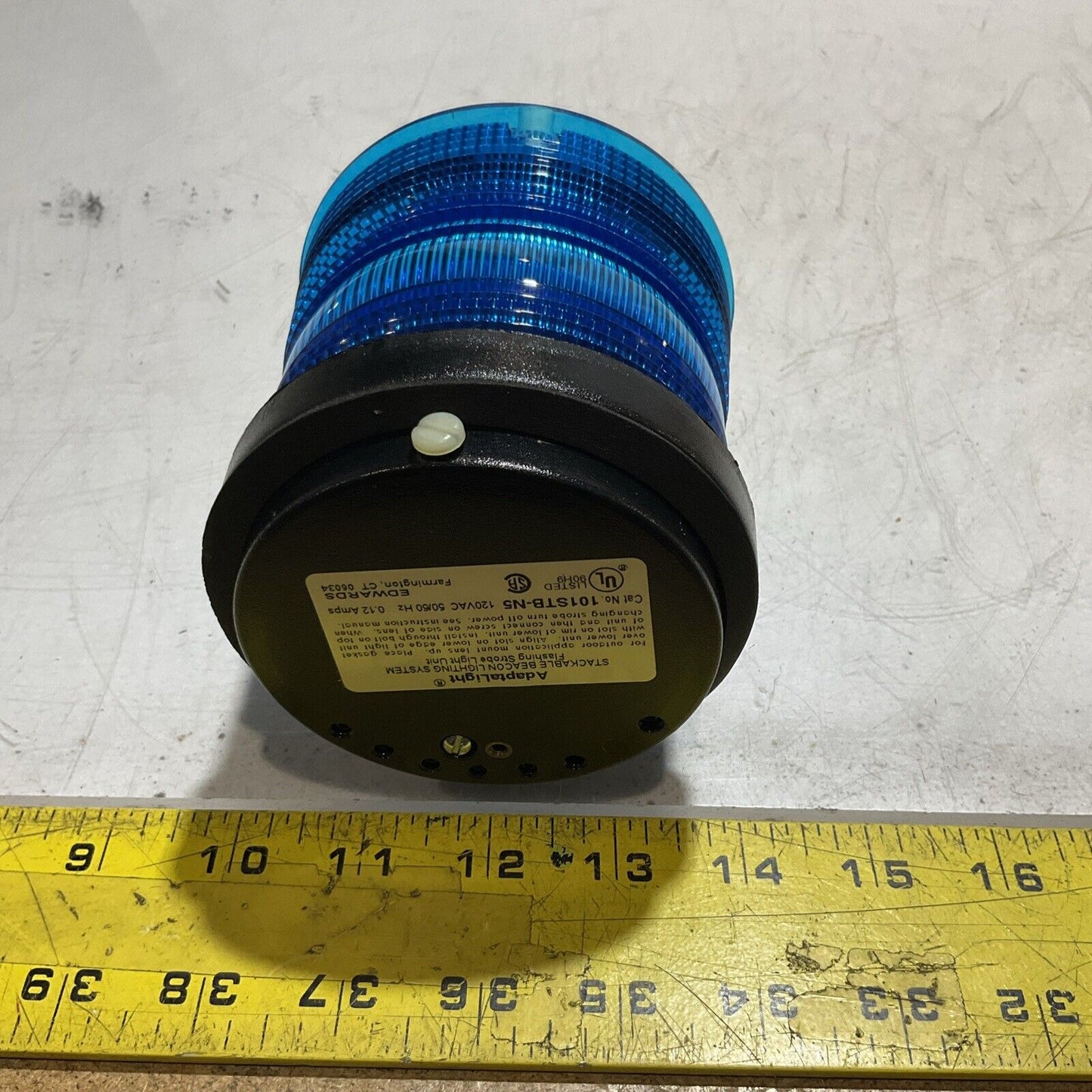 EDWARDS  101STB-N5 BLUE ADAPTER LIGHT  FLASHINGS STROBE C2H