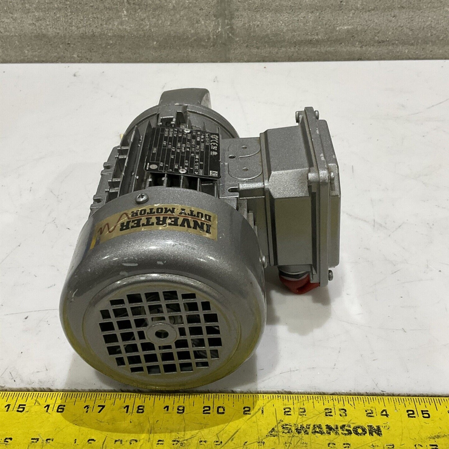 NORD SK 63L/4 CUS 201850039-100 GEARBOX MOTOR .25 HP 1680 RPM 60HZ 230/460V C2H