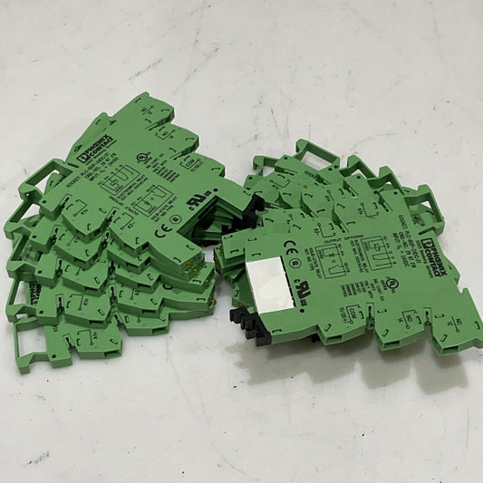 PHOENIX CONTACT PLC-BSP-24DC/21 SOCKET RELAY 24VDC LOT OF 10 C2H