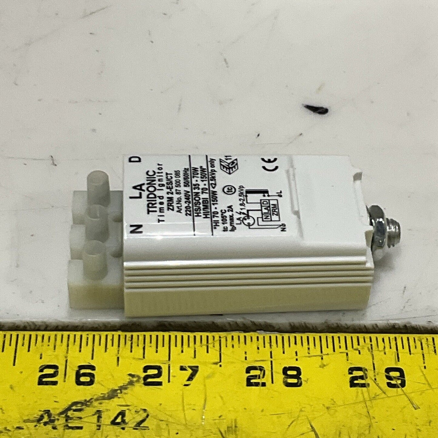 LA TRIDONIC ZRM 2-ES/CT TIMED IGNITOR 87 500 085 220-240V 50/60HZ LOT OF 3 C2H