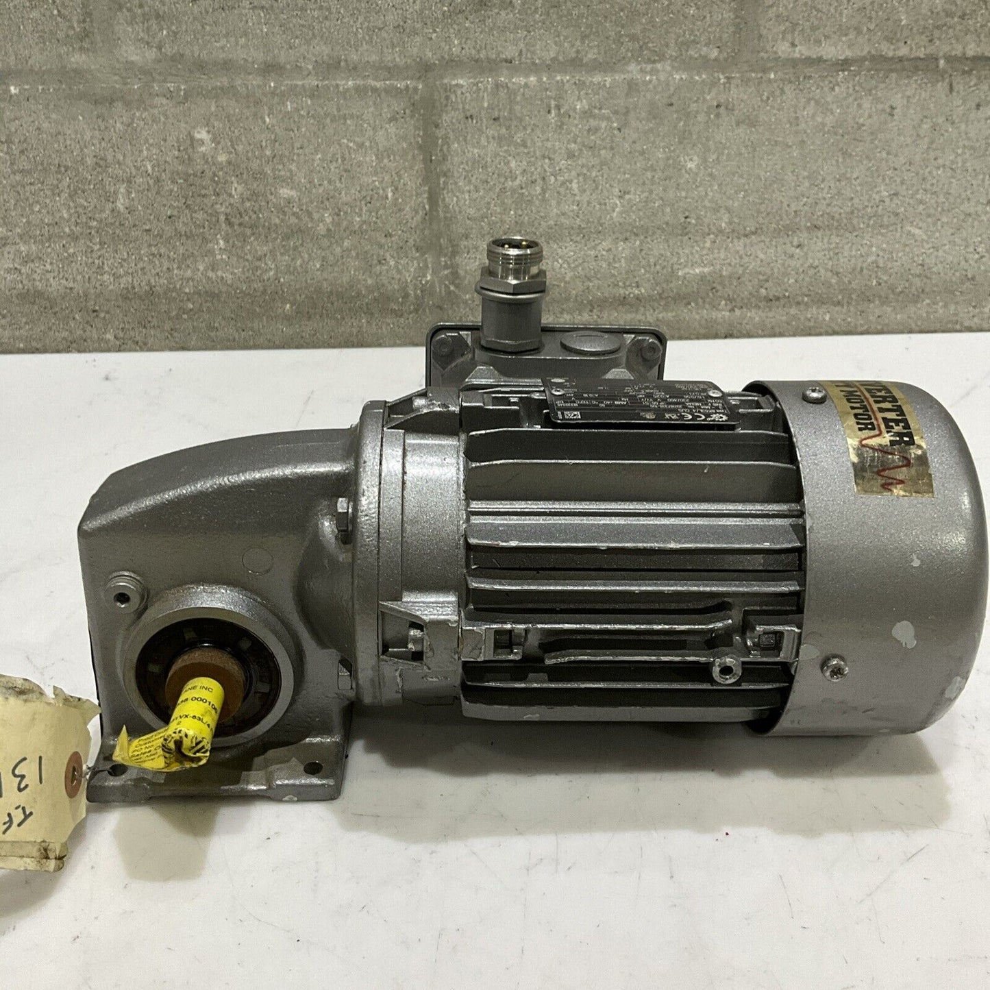 NORD SK63L/4 CUS 201187338-100 GEARBOX MOTOR SK1SMID31VX 1680RPM .25HP 460V C2H