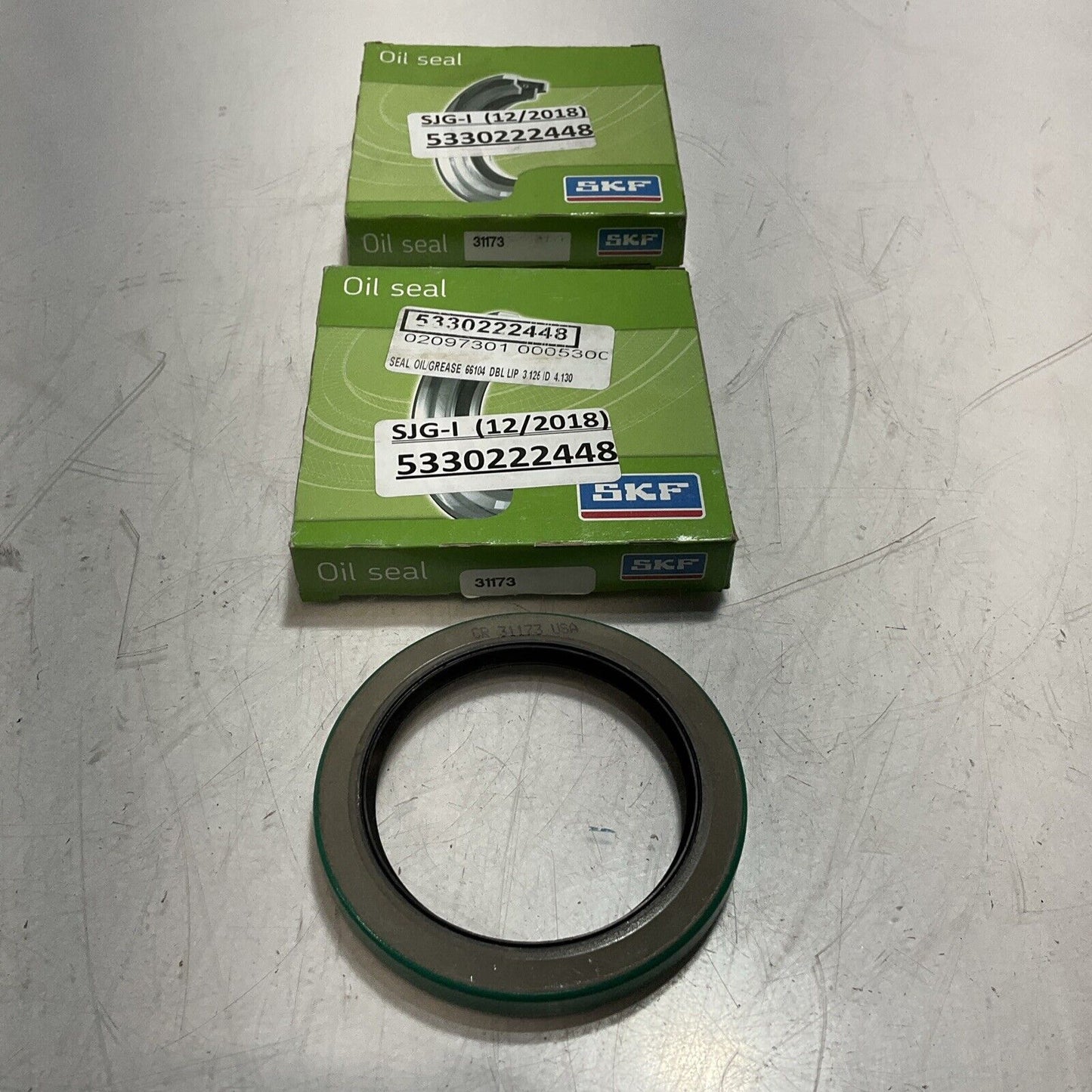 SKF  31173  RADIAL  SHAFT   OIL  SEAL  LOT OF 2 U3S