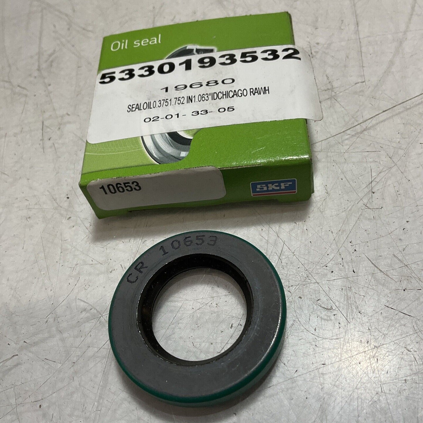SKF  10653  RADIAL SHAFT  OIL  SEAL  LOT OF 6  U3S