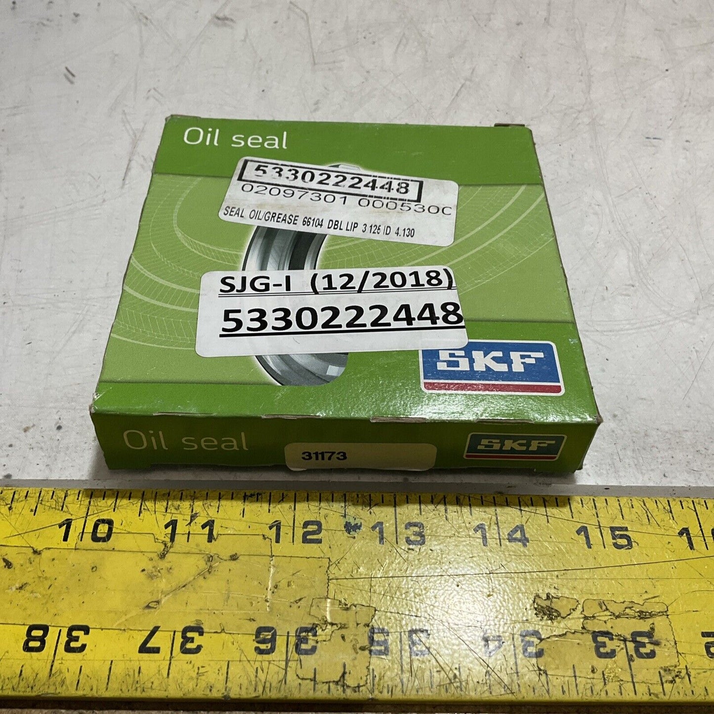 SKF  31173  RADIAL  SHAFT   OIL  SEAL  LOT OF 2 U3S