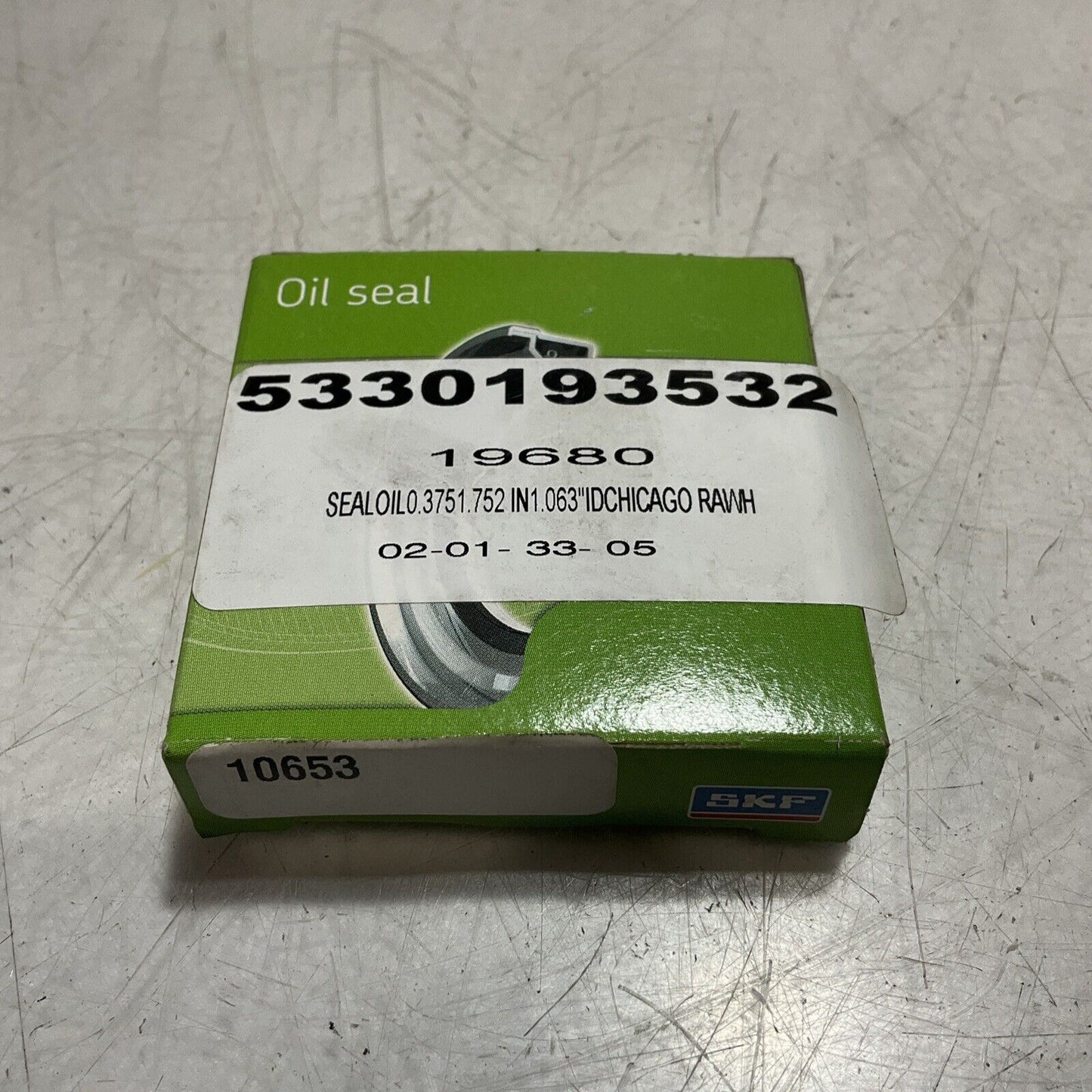 SKF  10653  RADIAL SHAFT  OIL  SEAL  LOT OF 6  U3S