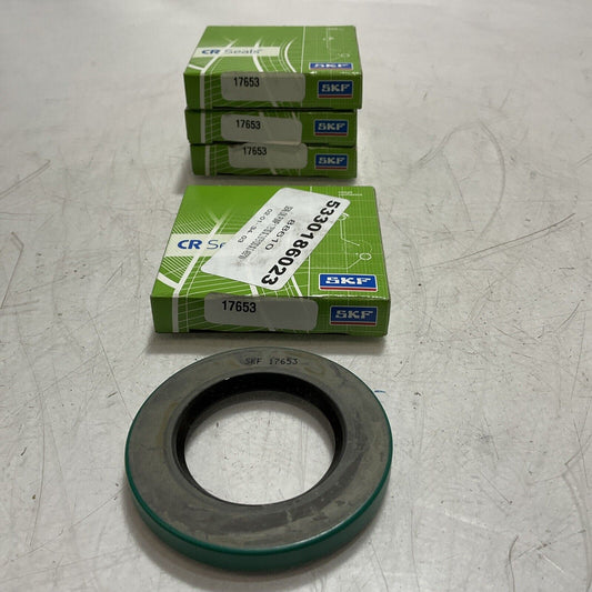 SKF  17653  RADIAL  SHAFT OIL SEAL  LOT OF 4 U3S