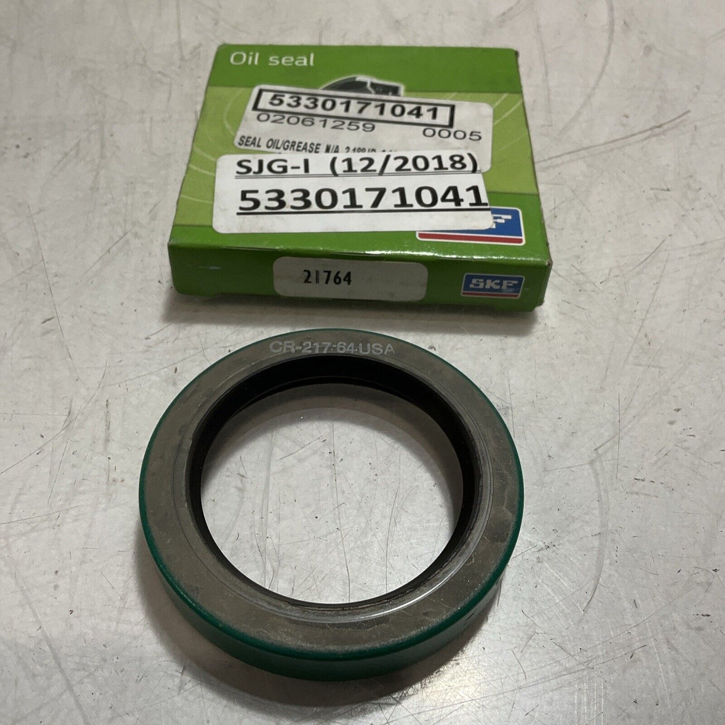 SKF  21764  RADIAL. SHAFT  OIL SEAL  LOT OF 2 U3S