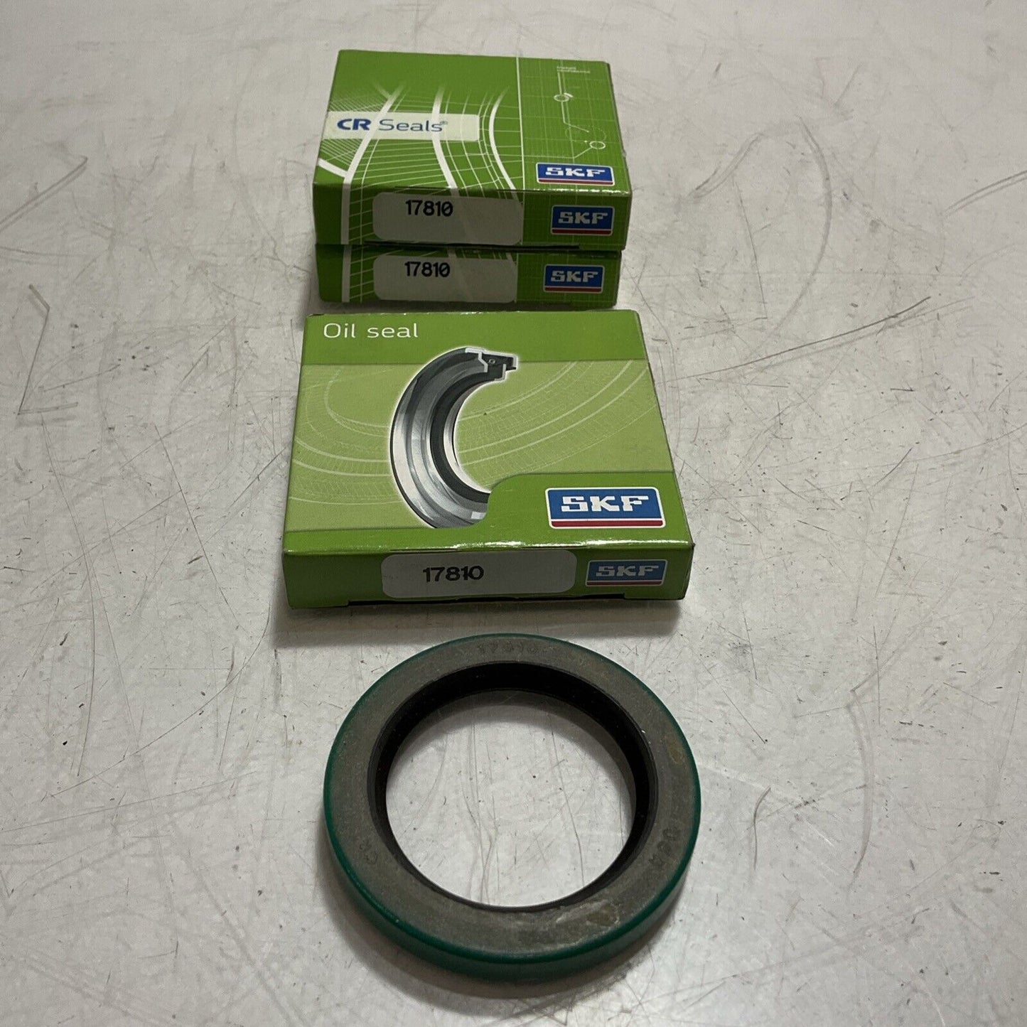 SKF  17810  RADIAL  SHAFT OIL  SEAL  LOT OF 3  U3S