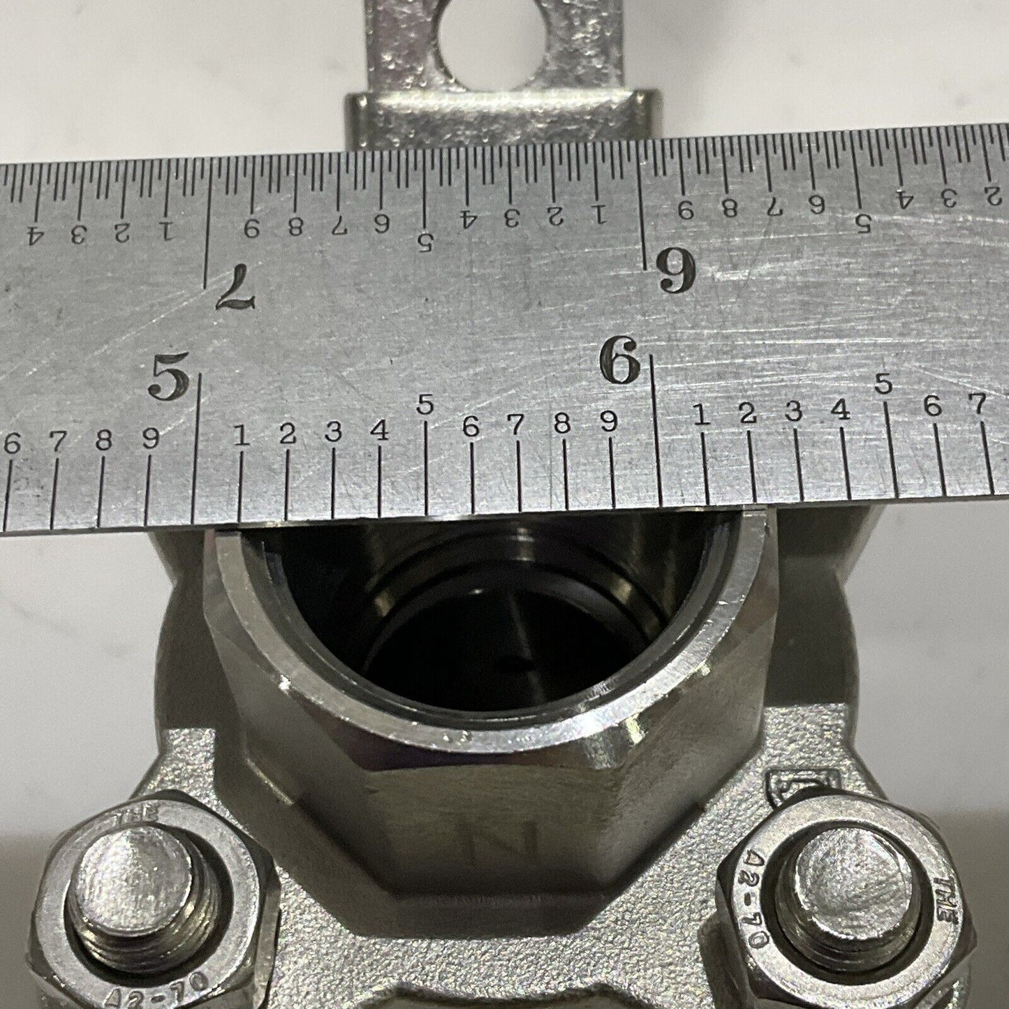 SVF FLOW CONTROLS B8006666ATSW00050 1000WG 3PC BALL VALVE 3/4" 1000# WOGC8V5 C2H