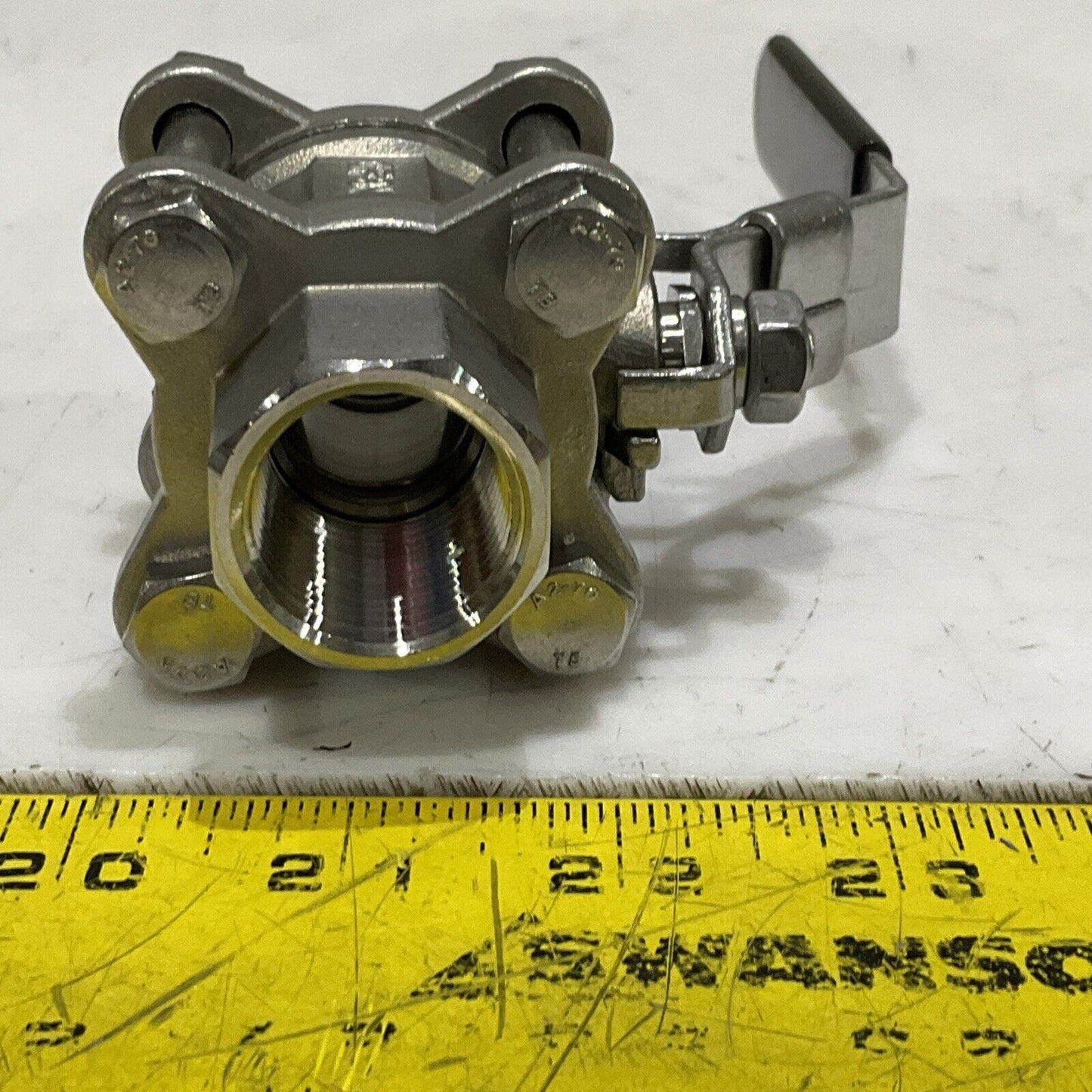 SVF FLOW CONTROLS B8006666ATSW00050 1000WG 3PC BALL VALVE 3/4" 1000# WOGC8V5 C2H
