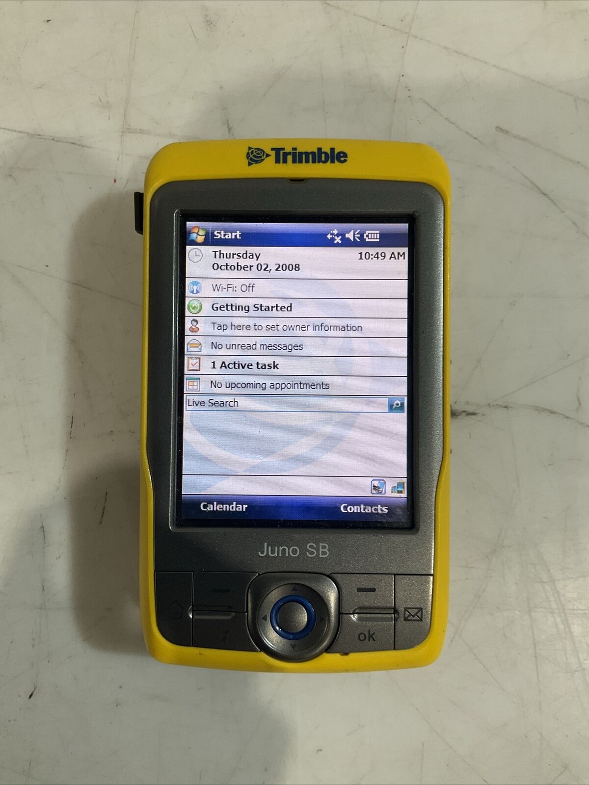 TRIMBLE JUNO SB 66410-00 GPS MAPPING DATA COLLECTOR DEAD BATTERY - LOT OF 2
