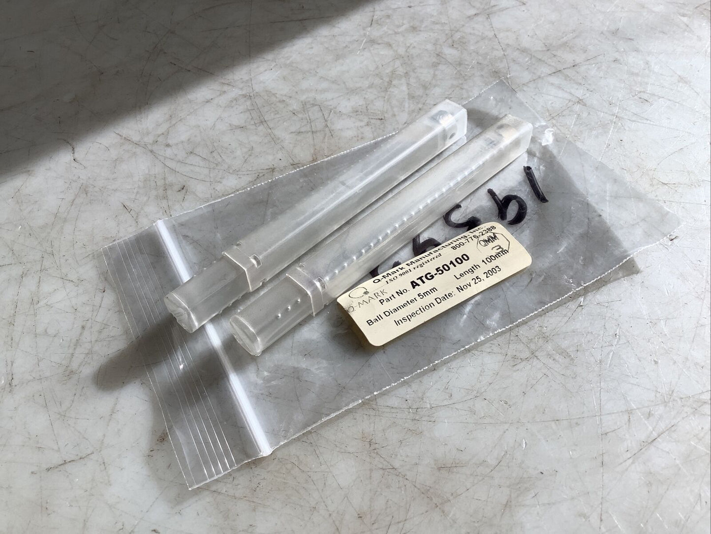 Q-MARK ATG-50100 PROBE 5MM BALL DIA 100M LENGTH HHH - LOT OF 2