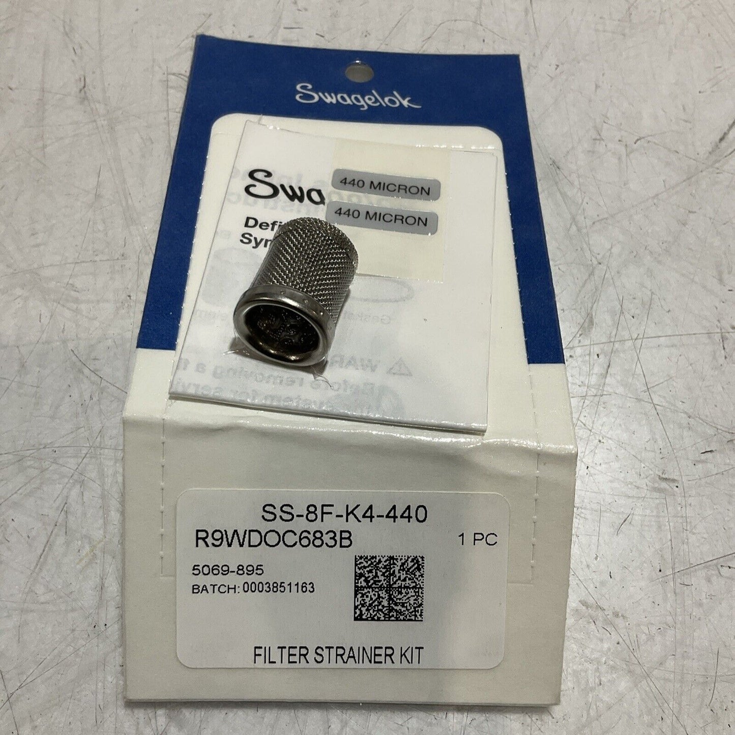 SWAGELOK  SS-8F-K4-440  FILTER STRAINER  KIT  C2H