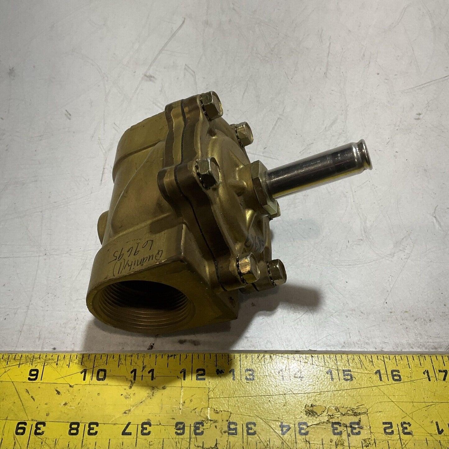 ASCO 69695 1 1/2 BRASS VALVE  IN/OUT  RELEASE  U3S
