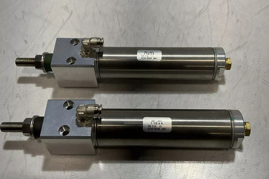 SMC  00-001  PNEUMATIC CYLINDER  ASSEMBLY  LOT  OF 2  C2H