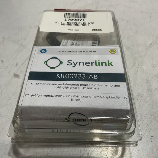 SYNERLINK  KIT00933-AB  KIT  OF MEMBRANE MAINTENANCE NOZZLE PLATE  C2H
