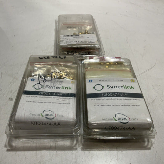 SYNERLINK   KIT00474-AA  KIT OF  FITTING  FOR TROUBLESHOOTING LOT OF 3 U3S