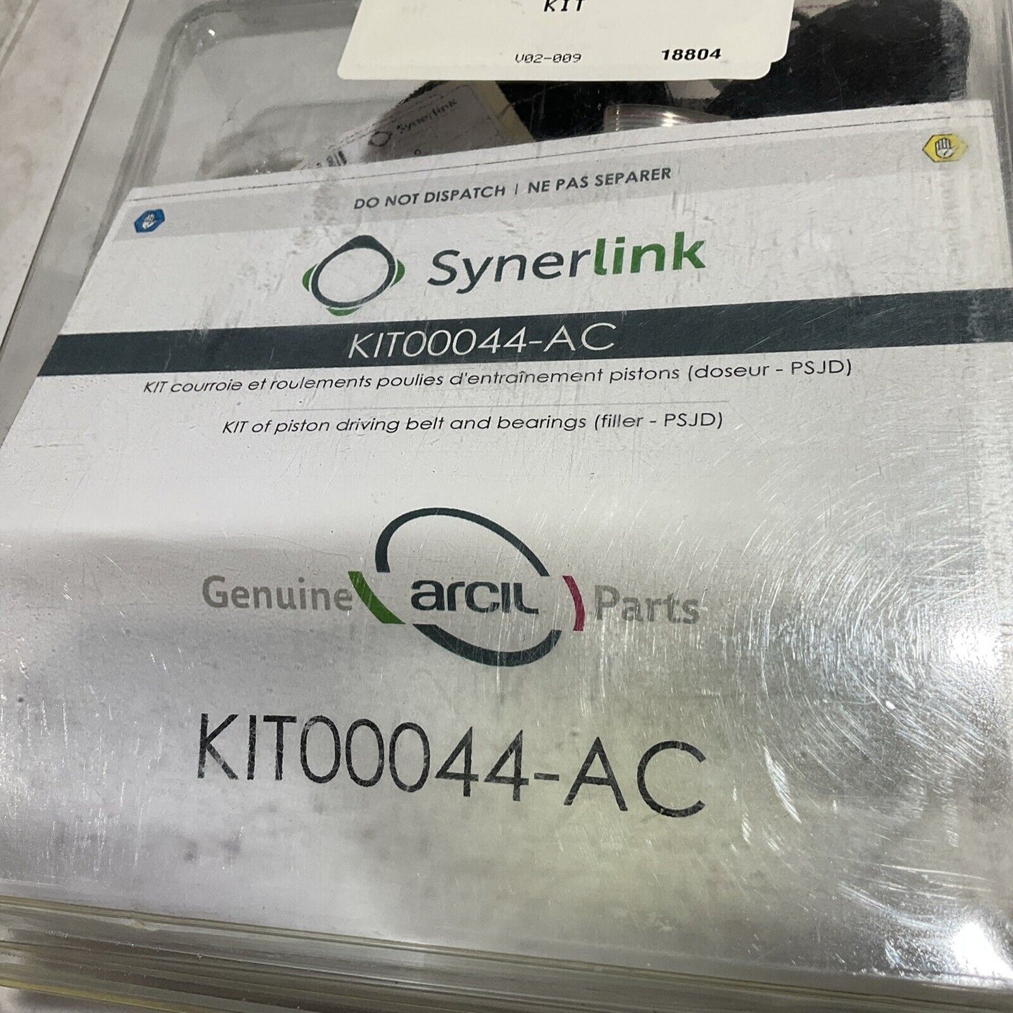 SYNERLINK  KIT00044-AC KIT  OF  PISTON DRIVING BELT  AND BEARING FILlER-PSJD C2H