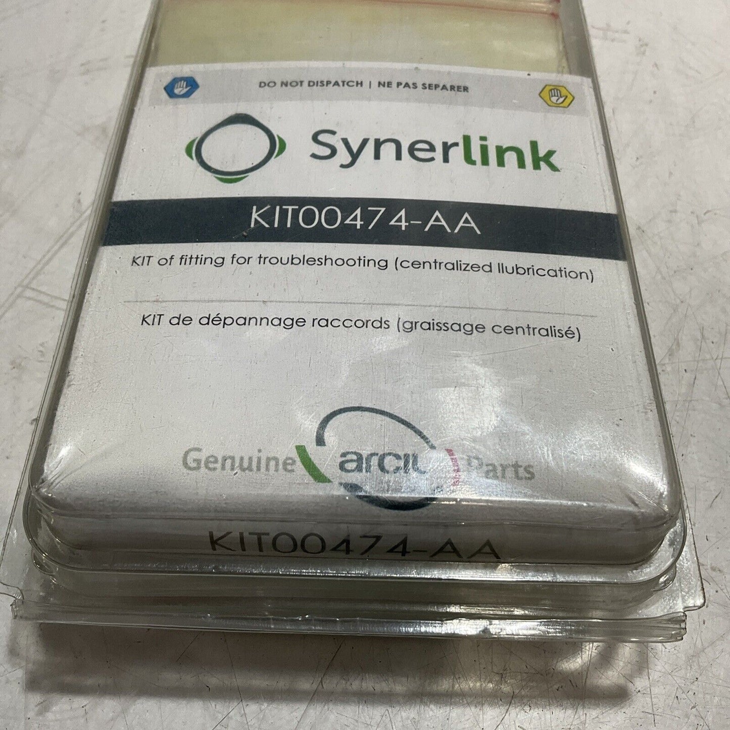 SYNERLINK   KIT00474-AA  KIT OF  FITTING  FOR TROUBLESHOOTING LOT OF 3 U3S