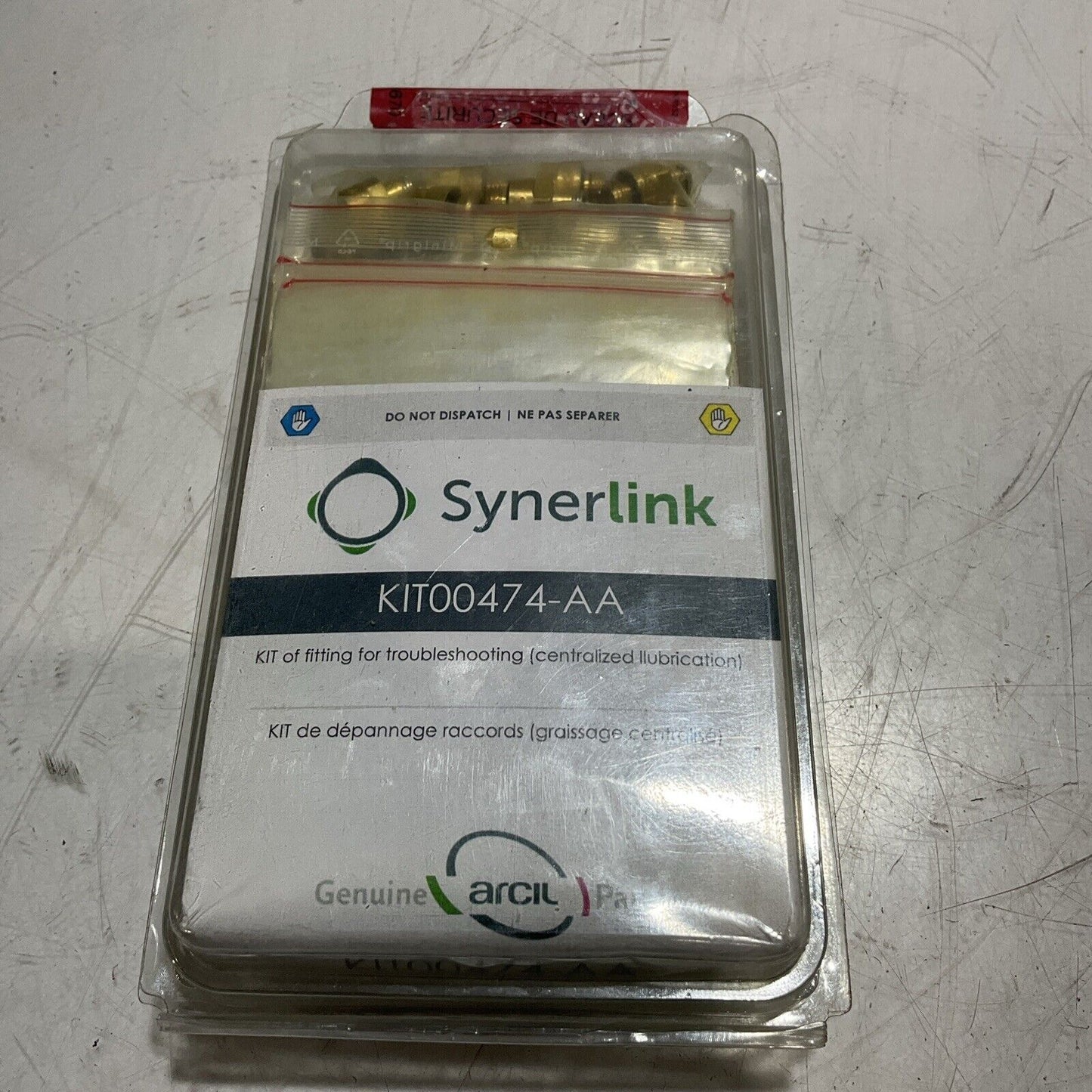 SYNERLINK   KIT00474-AA  KIT OF  FITTING  FOR TROUBLESHOOTING LOT OF 3 U3S