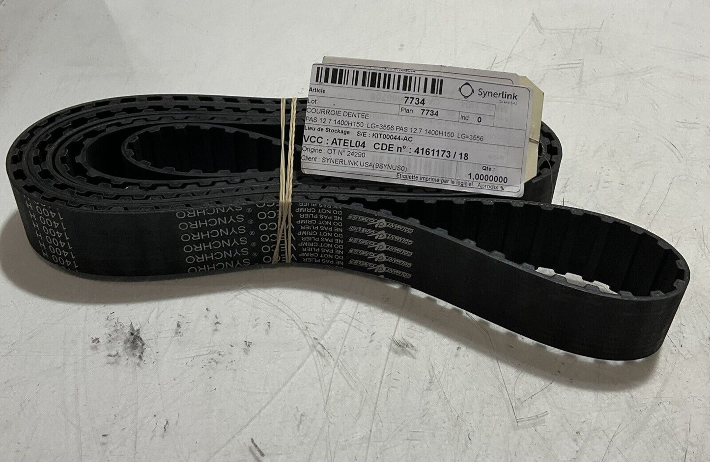 SYNERLINK  KIT00044-AC KIT  OF  PISTON DRIVING BELT  AND BEARING FILlER-PSJD C2H